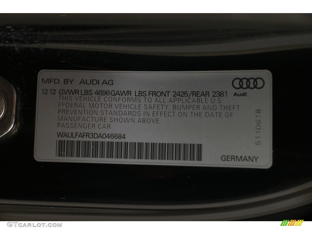 2013 A5 2.0T quattro Coupe - Moonlight Blue Metallic / Velvet Beige/Moor Brown photo #19