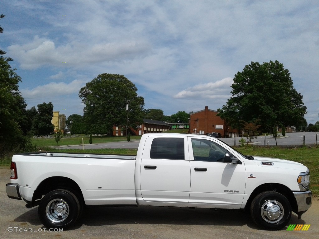 Bright White 2019 Ram 3500 Tradesman Crew Cab Exterior Photo #133390845