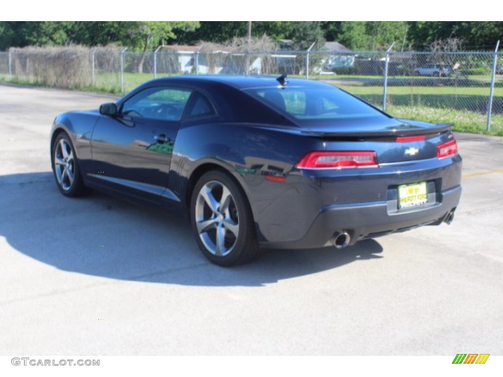 2014 Camaro LT Coupe - Blue Ray Metallic / Black photo #7