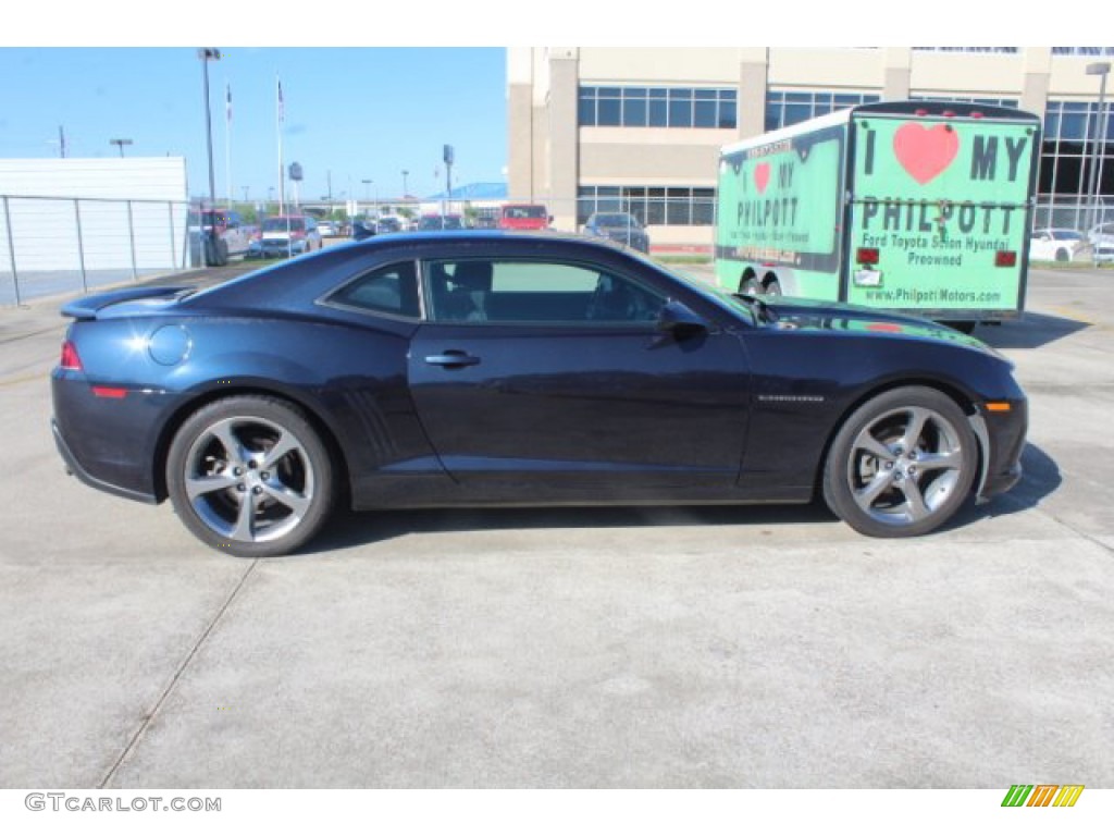 2014 Camaro LT Coupe - Blue Ray Metallic / Black photo #10
