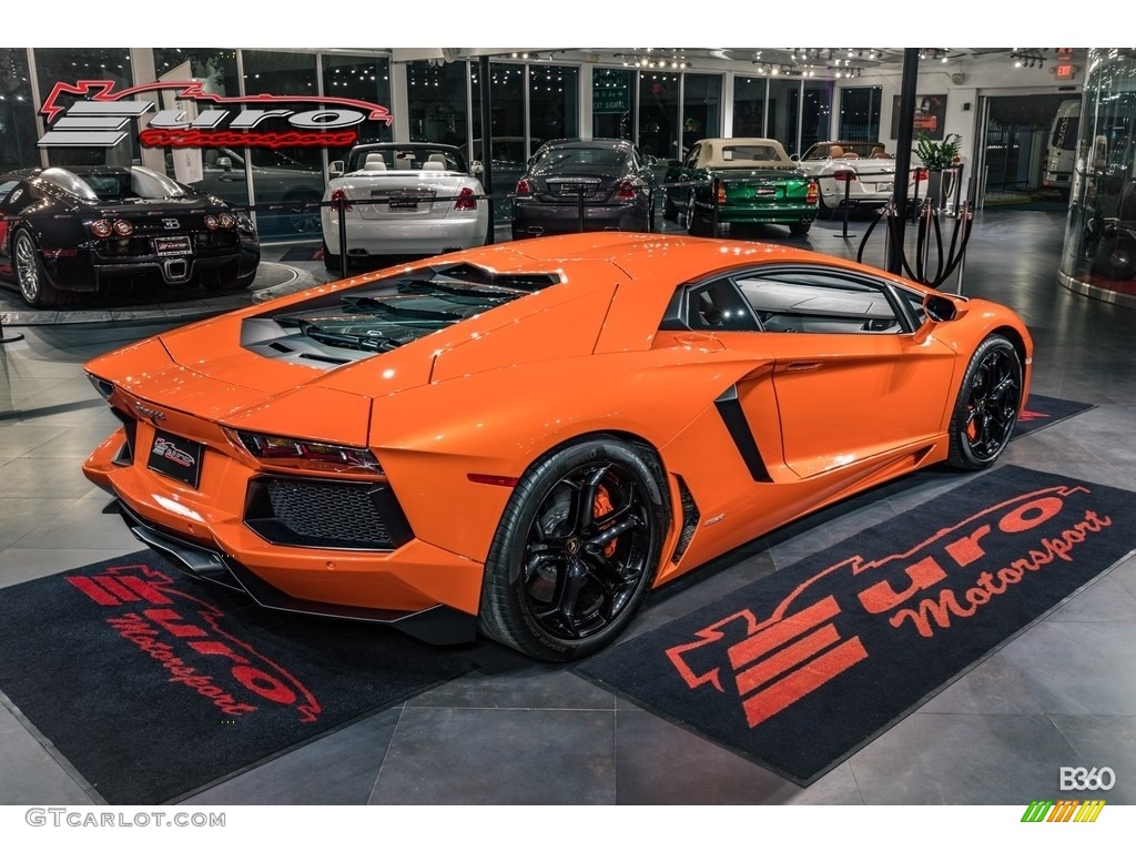 2012 Aventador LP 700-4 - Arancio Atlas (Orange) / Nero Ade photo #50