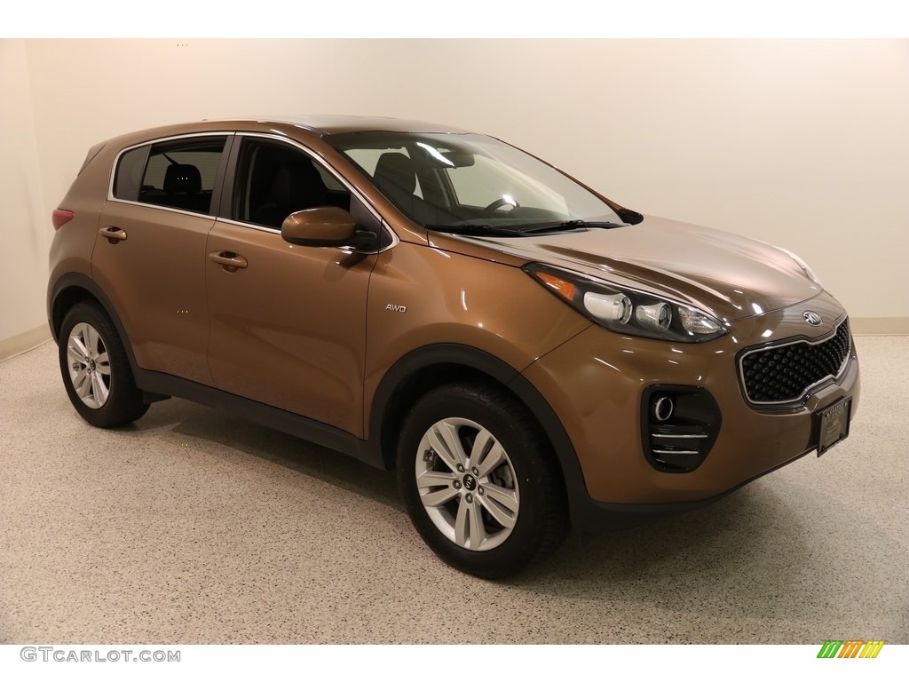 Burnished Copper Kia Sportage