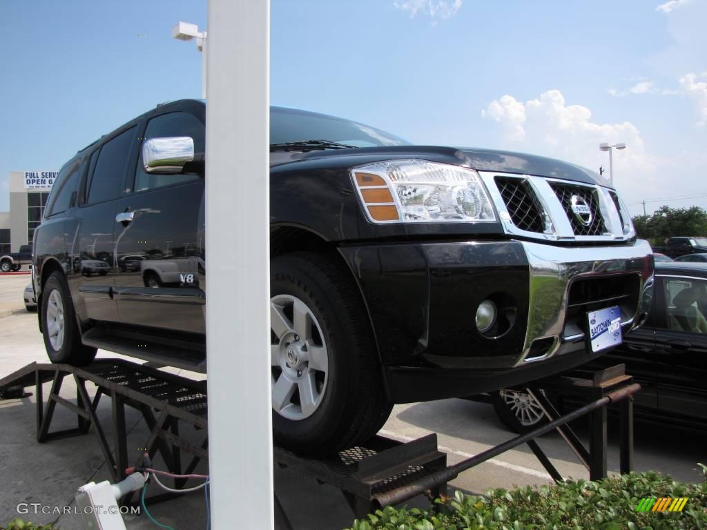 Galaxy Black Nissan Armada