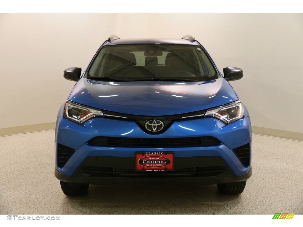 2018 RAV4 LE - Electric Storm Blue / Black photo #2