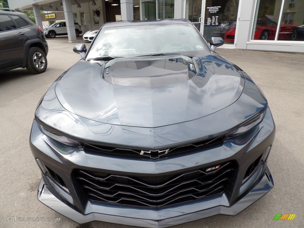 2019 Camaro ZL1 Coupe - Shadow Gray Metallic / Jet Black photo #3