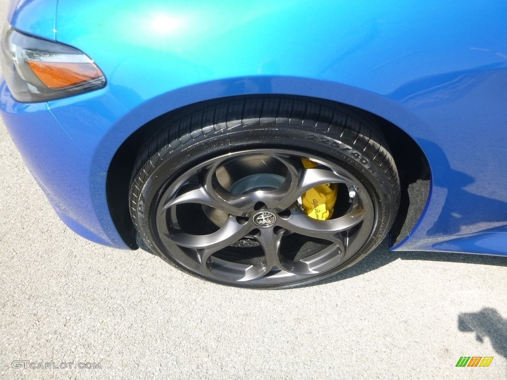 2019 Giulia Ti Sport AWD - Misano Blue Metallic / Black photo #3