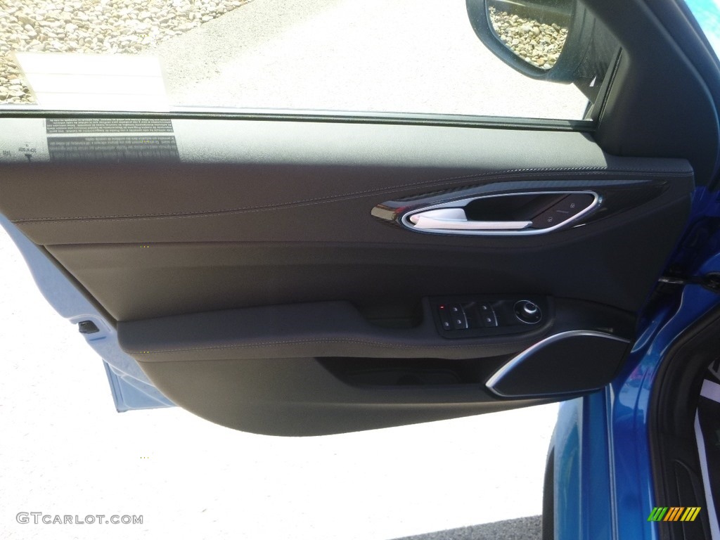 2019 Giulia Ti Sport AWD - Misano Blue Metallic / Black photo #18