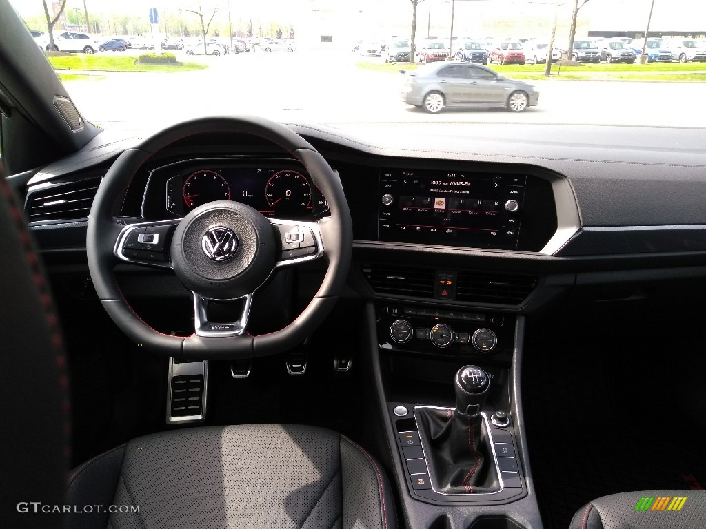 2019 Volkswagen Jetta GLI Titan Black Dashboard Photo #133399913