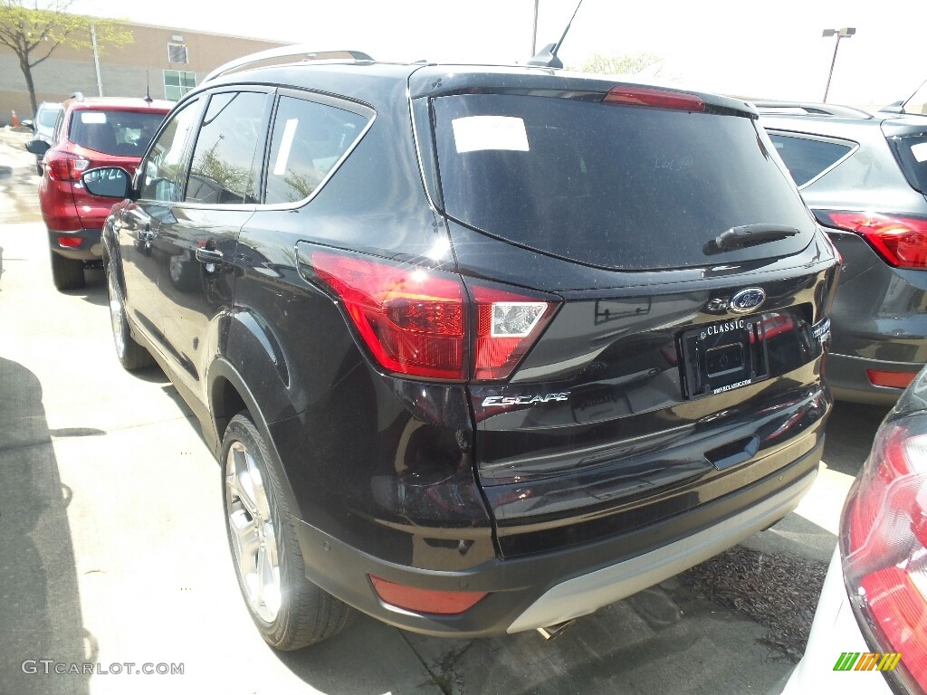 2019 Escape Titanium 4WD - Agate Black / Chromite Gray/Charcoal Black photo #2