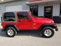 1999 Flame Red Jeep Wrangler Sport 4x4  photo #1