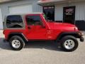 1999 Flame Red Jeep Wrangler Sport 4x4  photo #2