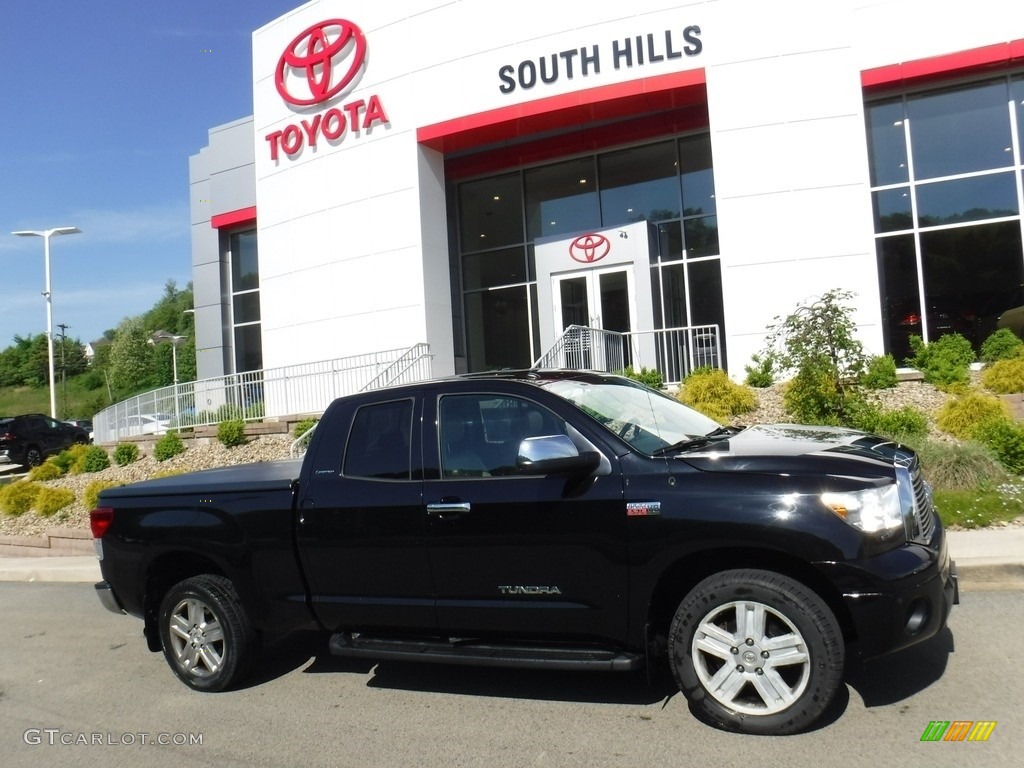 2011 Tundra Limited Double Cab 4x4 - Black / Sand Beige photo #2