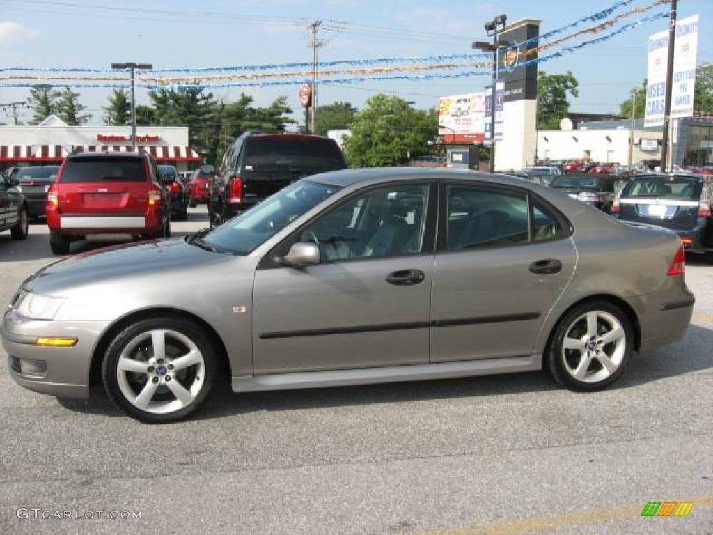2003 9-3 Linear Sport Sedan - Steel Grey Metallic / Grey photo #4