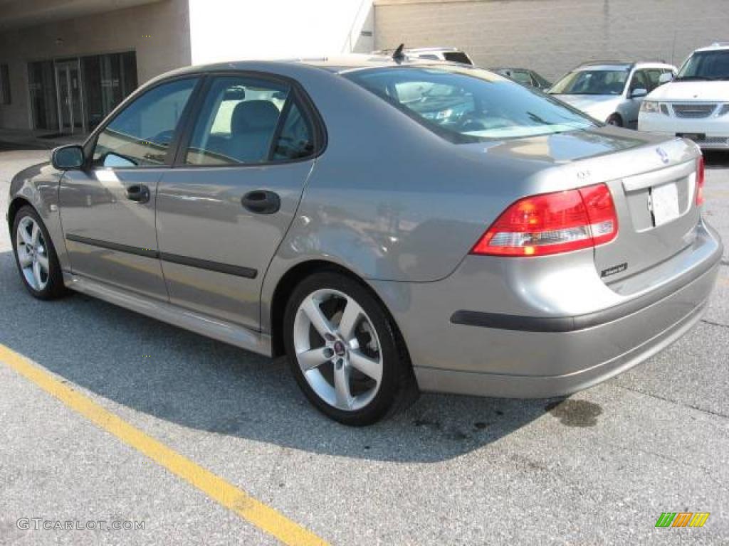 2003 9-3 Linear Sport Sedan - Steel Grey Metallic / Grey photo #6
