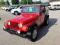 1999 Flame Red Jeep Wrangler Sport 4x4  photo #29