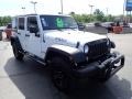 2017 Bright White Jeep Wrangler Unlimited Willys Wheeler 4x4  photo #13