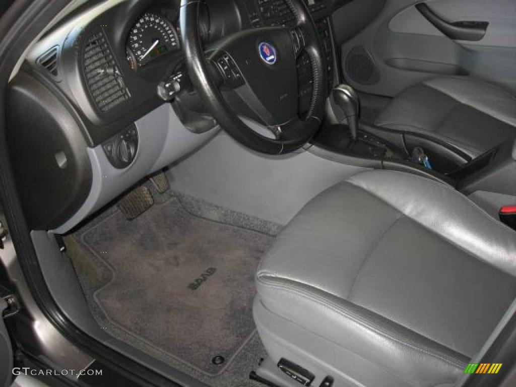 2003 9-3 Linear Sport Sedan - Steel Grey Metallic / Grey photo #11