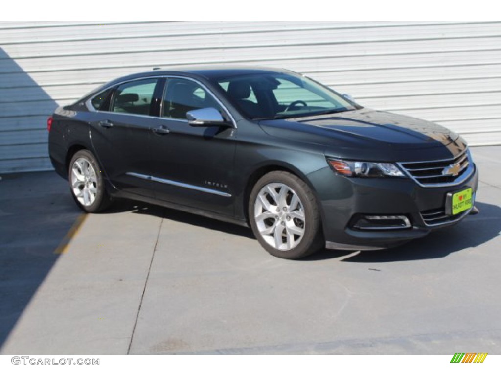 2018 Impala Premier - Graphite Metallic / Jet Black/Dark Titanium photo #2