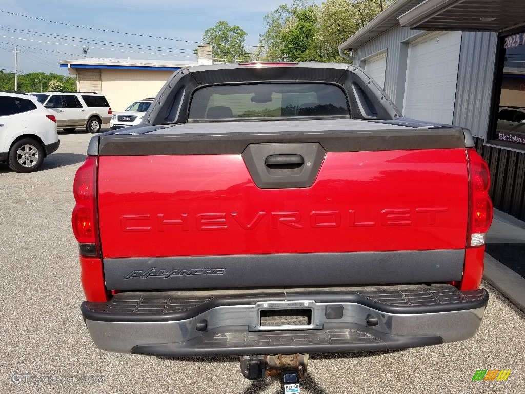 2005 Avalanche Z71 4x4 - Sport Red Metallic / Gray/Dark Charcoal photo #5