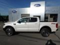 White Platinum Tri-Coat - Ranger Lariat SuperCrew 4x4 Photo No. 8