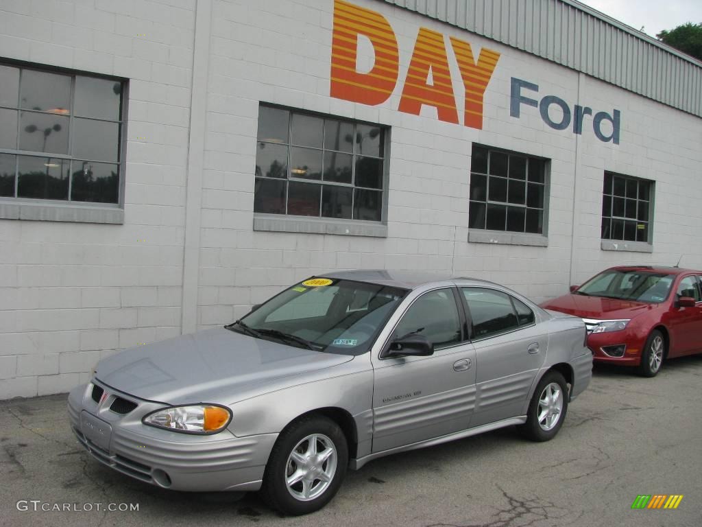 2000 Grand Am SE Sedan - Silvermist Metallic / Dark Pewter photo #1