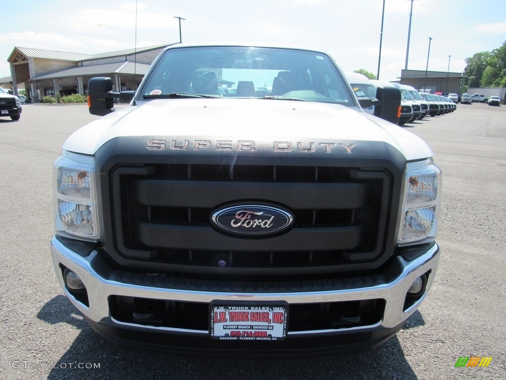 2016 F250 Super Duty XL Crew Cab 4x4 - Oxford White / Steel photo #8