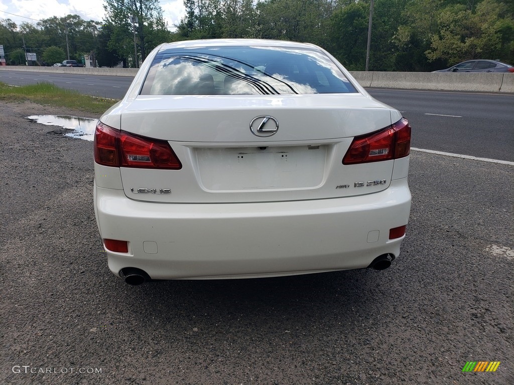 2006 IS 250 AWD - Crystal White / Black photo #4