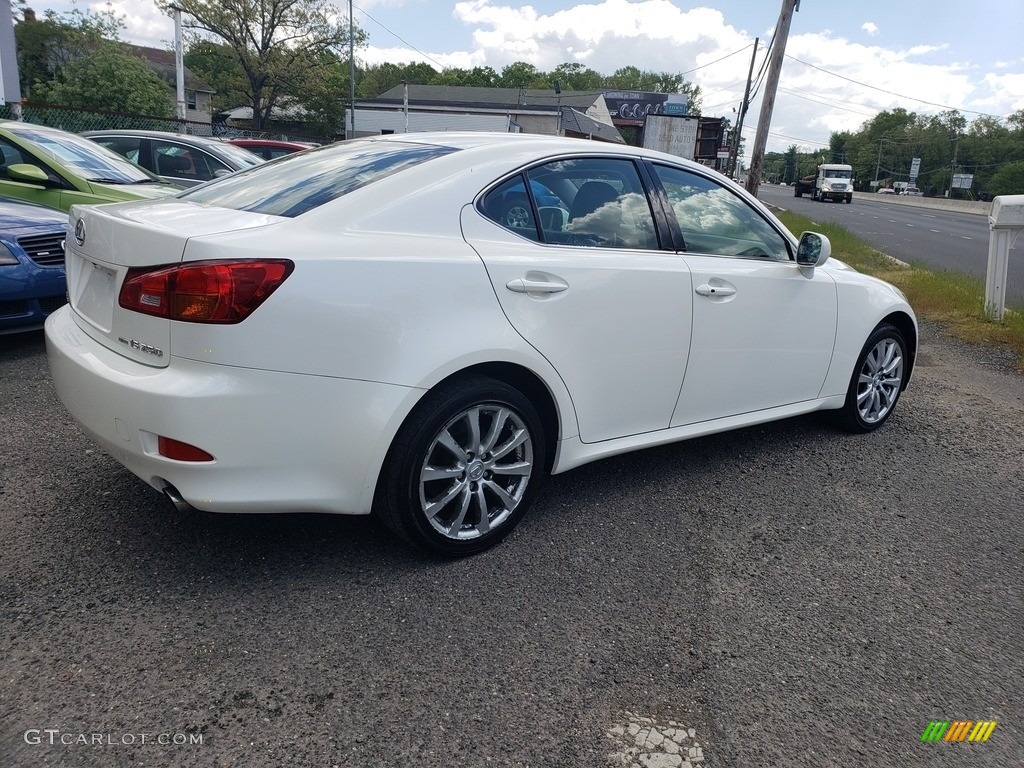 2006 IS 250 AWD - Crystal White / Black photo #6