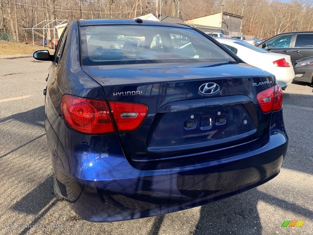 2008 Elantra GLS Sedan - Regatta Blue Metallic / Beige photo #6