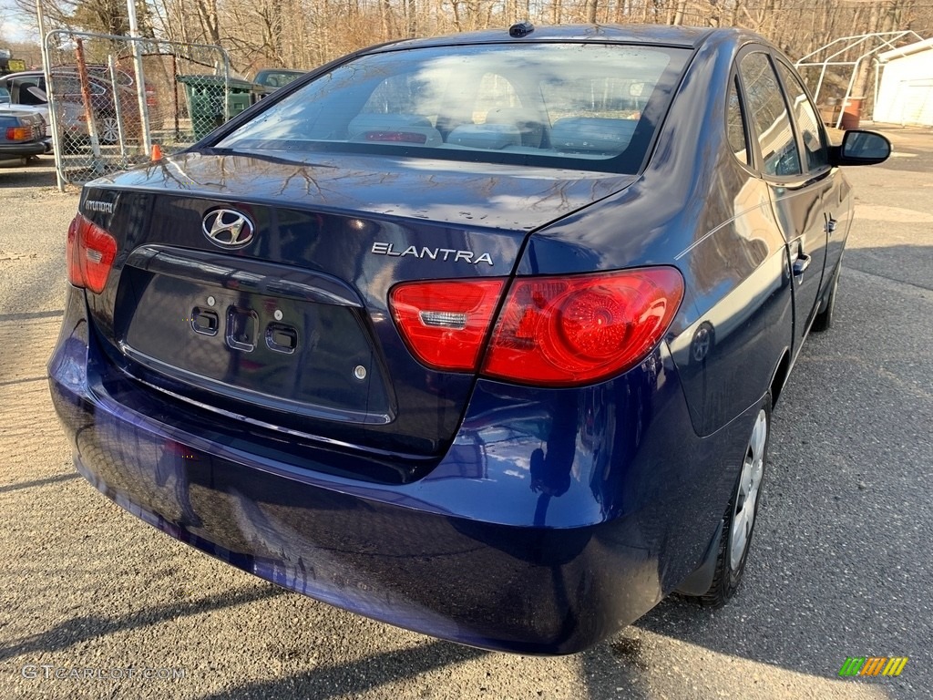 2008 Elantra GLS Sedan - Regatta Blue Metallic / Beige photo #8