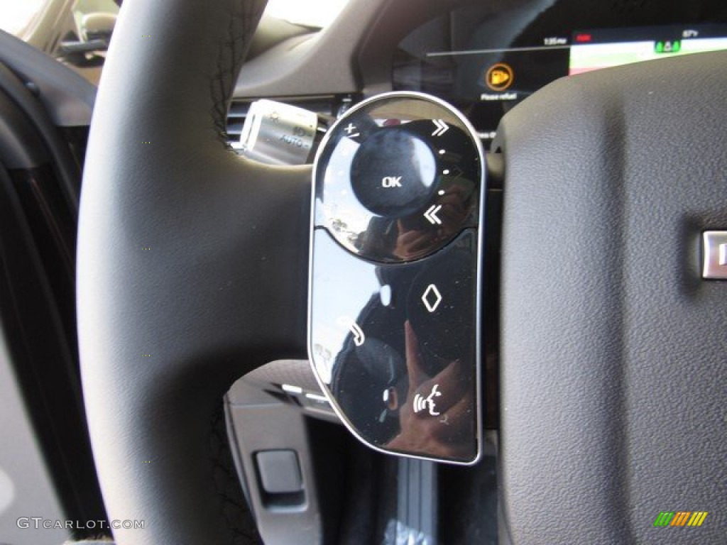 2020 Land Rover Range Rover Evoque S Ebony Steering Wheel Photo #133408988