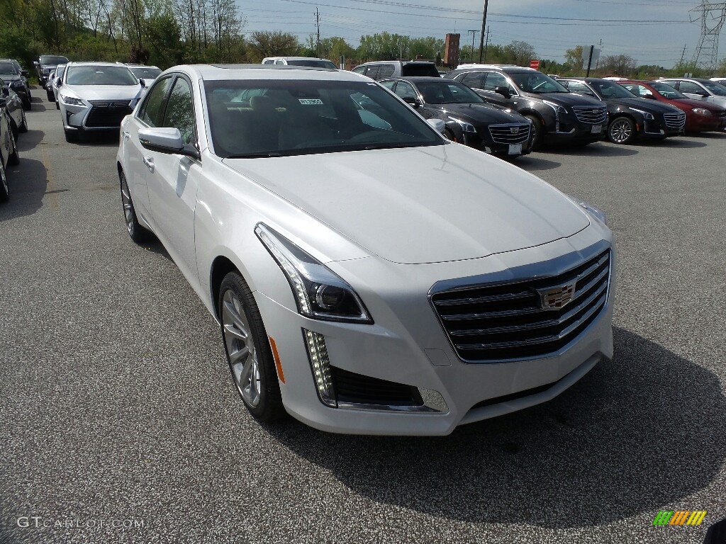 2019 CTS Luxury AWD - Crystal White Tricoat / Very Light Cashmere photo #1