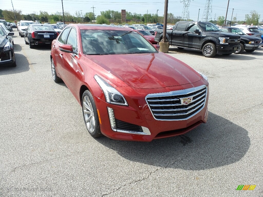 2019 CTS Luxury AWD - Red Obsession Tintcoat / Light Platinum photo #1