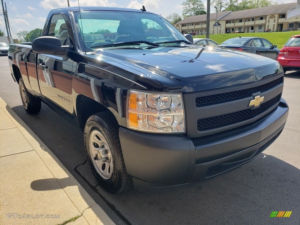 2008 Silverado 1500 Work Truck Regular Cab - Black / Dark Titanium photo #30