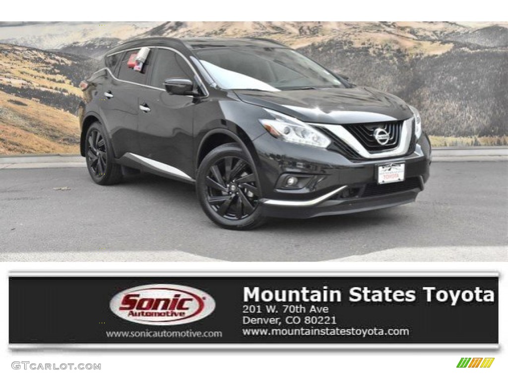 2017 Murano Platinum AWD - Magnetic Black / Graphite photo #1