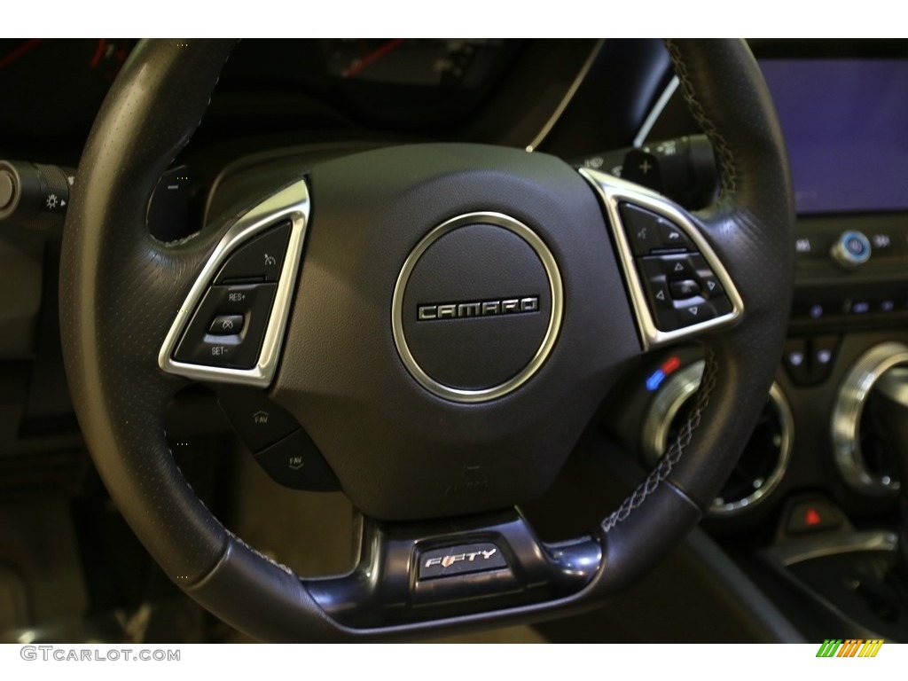2017 Camaro SS Coupe - Bright Yellow / Medium Ash Gray photo #6