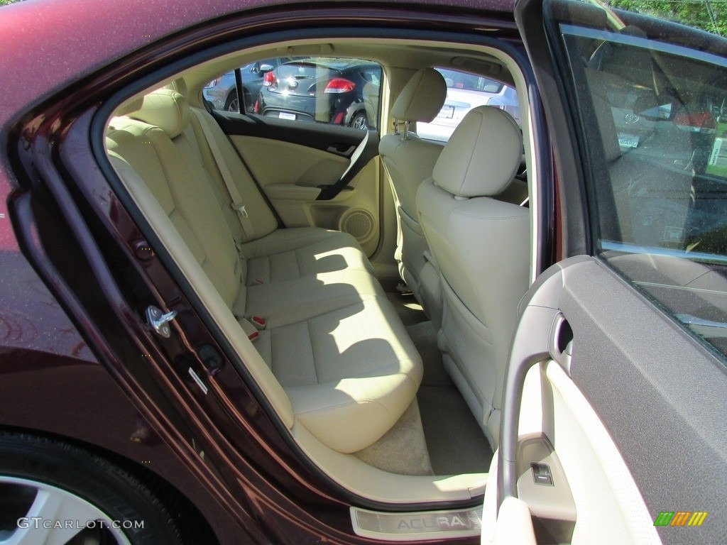 2009 TSX Sedan - Basque Red Pearl / Parchment photo #20