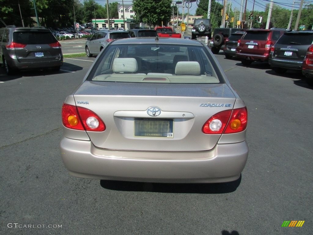 2003 Corolla S - Sandrift Metallic / Pebble Beige photo #7