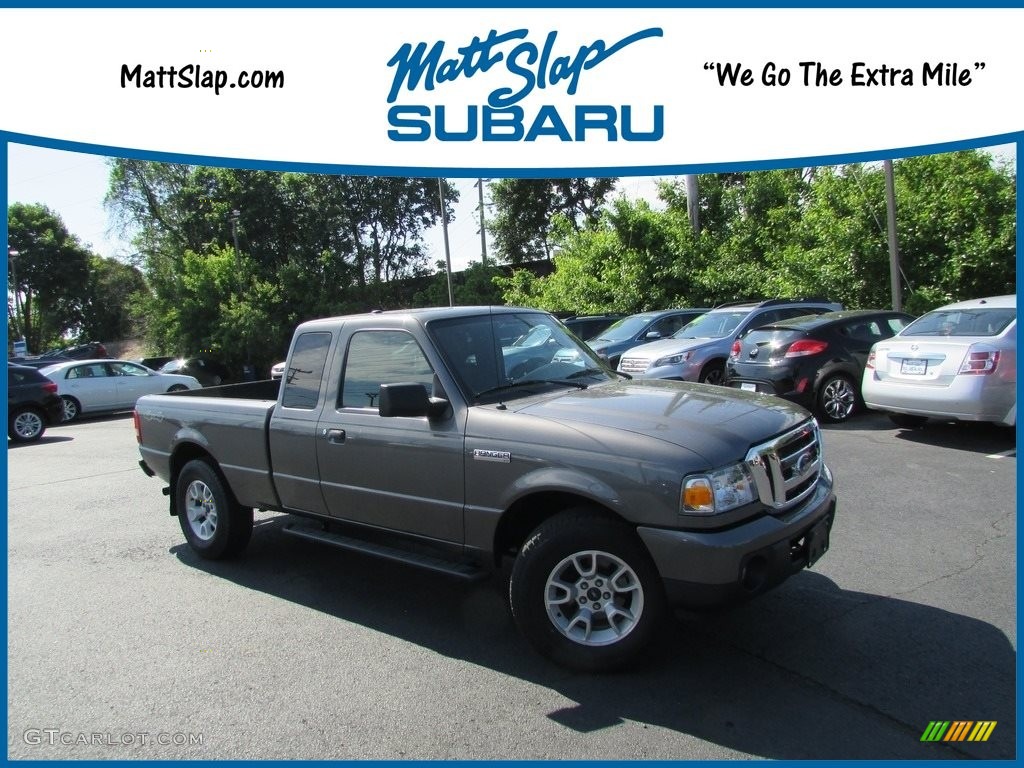 2011 Ranger XLT SuperCab 4x4 - Dark Shadow Grey Metallic / Medium Dark Flint photo #1