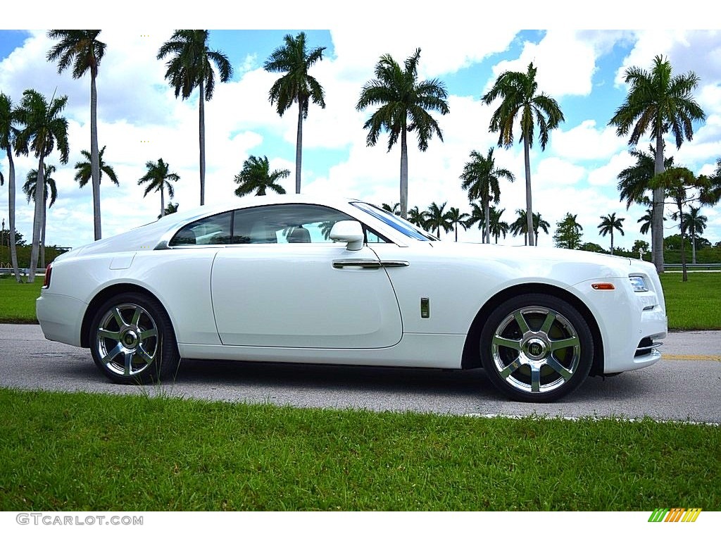 English White 2014 Rolls-Royce Wraith Standard Wraith Model Exterior Photo #133418062