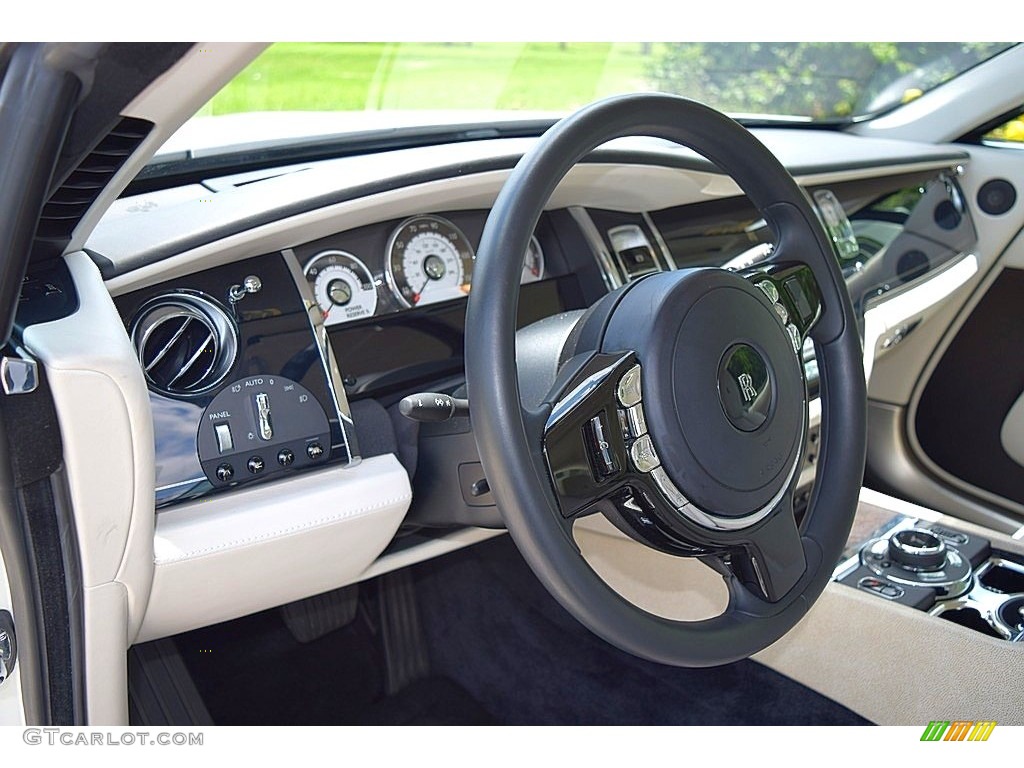 2014 Rolls-Royce Wraith Standard Wraith Model Seashell Steering Wheel Photo #133418650