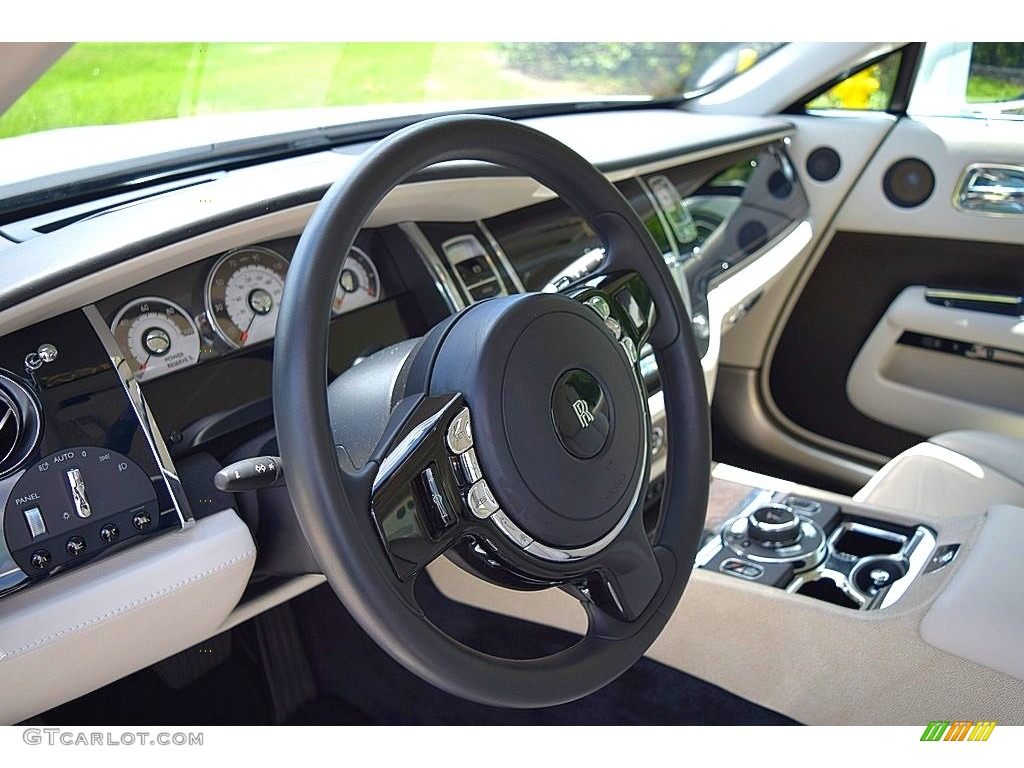 2014 Rolls-Royce Wraith Standard Wraith Model Seashell Steering Wheel Photo #133418674