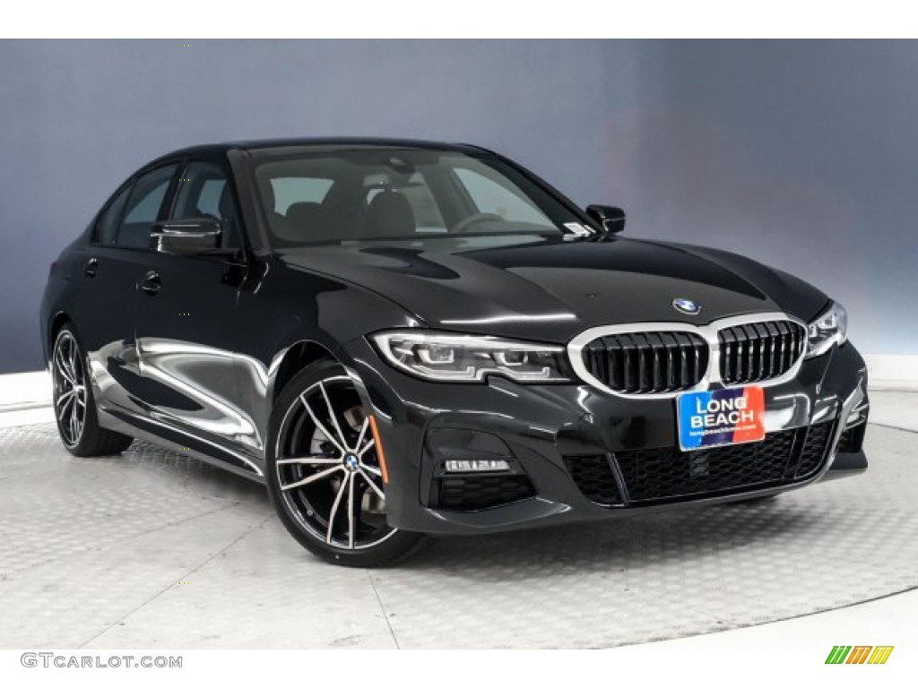 2019 3 Series 330i Sedan - Black Sapphire Metallic / Black photo #12