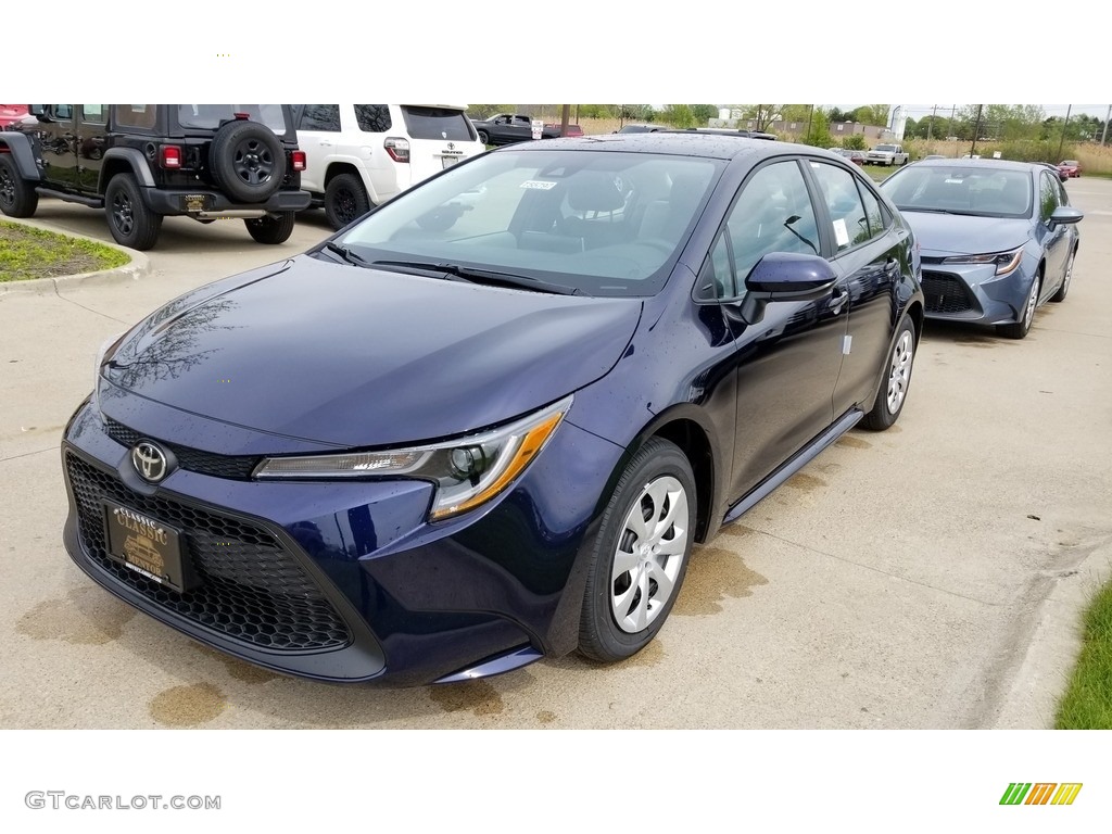 2020 Corolla LE - Blueprint / Light Gray photo #1