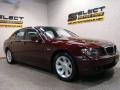 2007 Barbera Red Metallic BMW 7 Series 750Li Sedan  photo #3