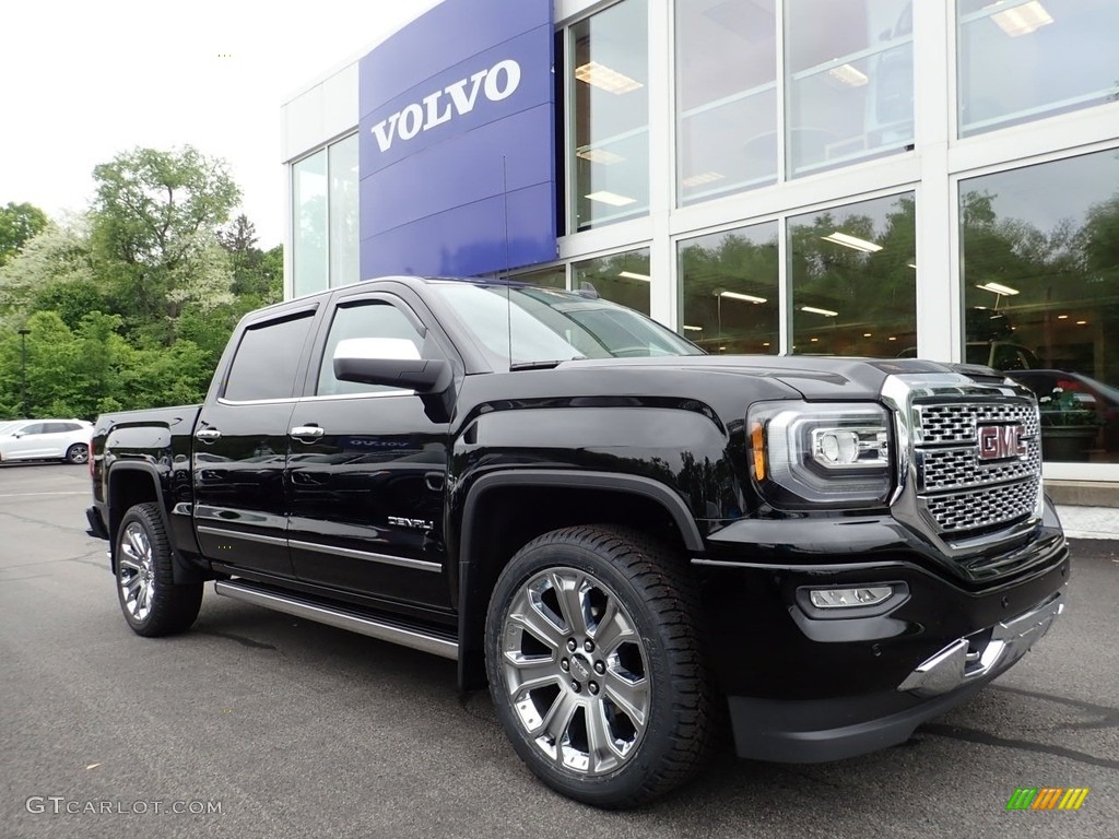 2018 Sierra 1500 Denali Crew Cab 4WD - Onyx Black / Jet Black photo #1