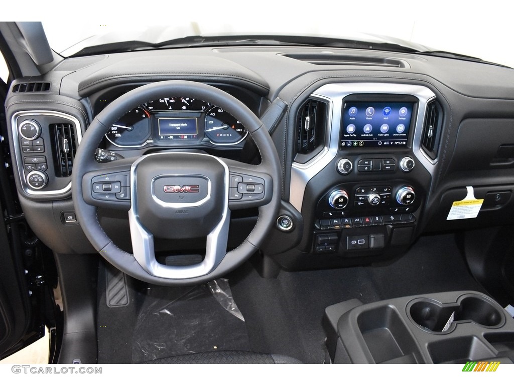 2019 Sierra 1500 SLE Crew Cab 4WD - Onyx Black / Jet Black photo #8