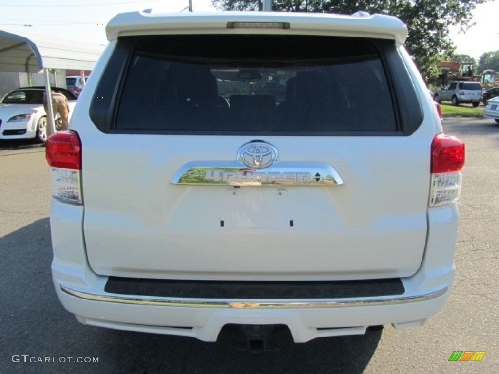 2011 4Runner Limited 4x4 - Blizzard White Pearl / Black Leather photo #9