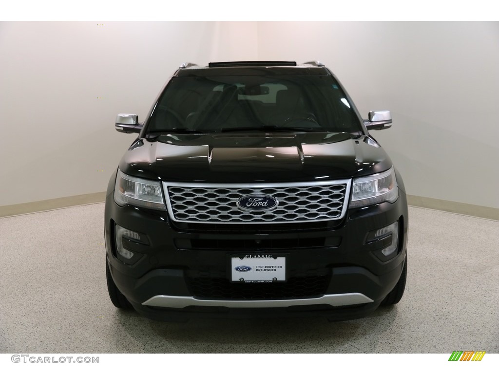 2016 Explorer Platinum 4WD - Shadow Black / Ebony Black photo #2