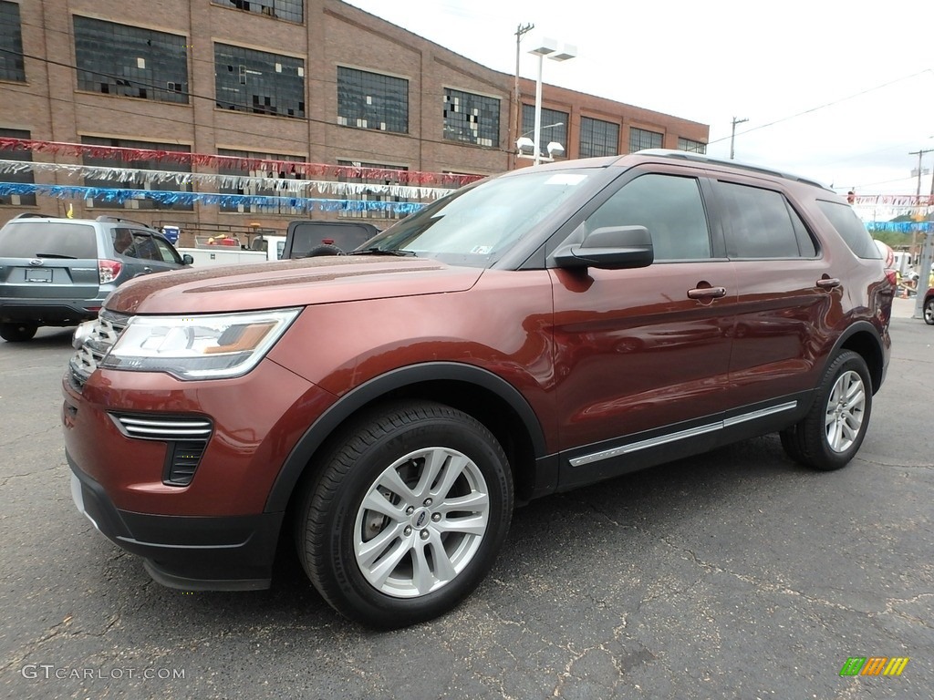 2018 Explorer XLT 4WD - Cinnamon Glaze / Ebony Black photo #7